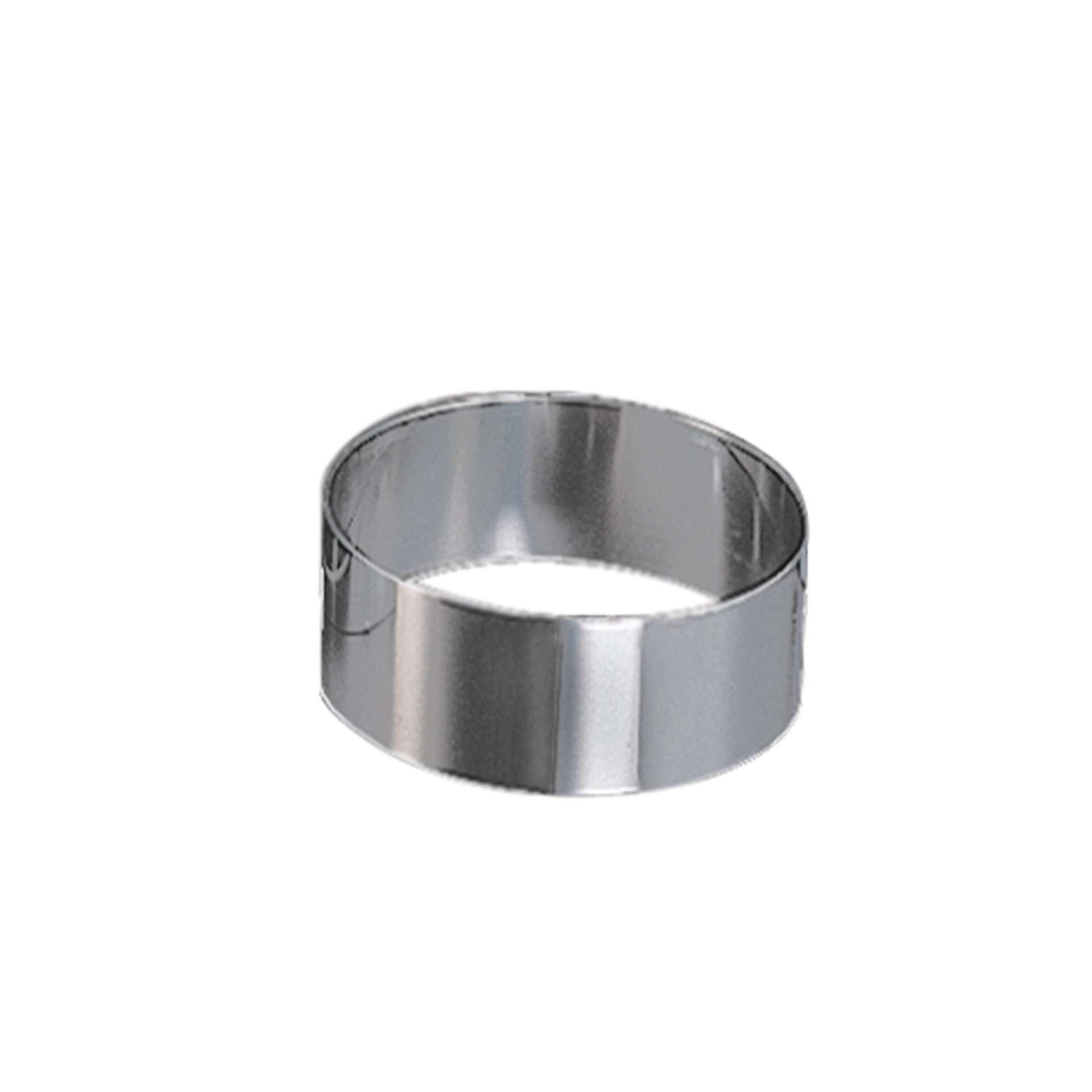 DECORA Tortenring Rund Aus Edelstahl – Ø 22 Cm, Höhe 6 Cm, Für Mousse, Eistorten, Biskuit